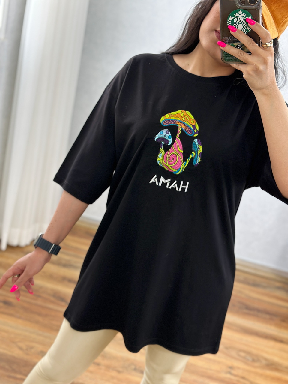 تیشرت لانگ قارچ
