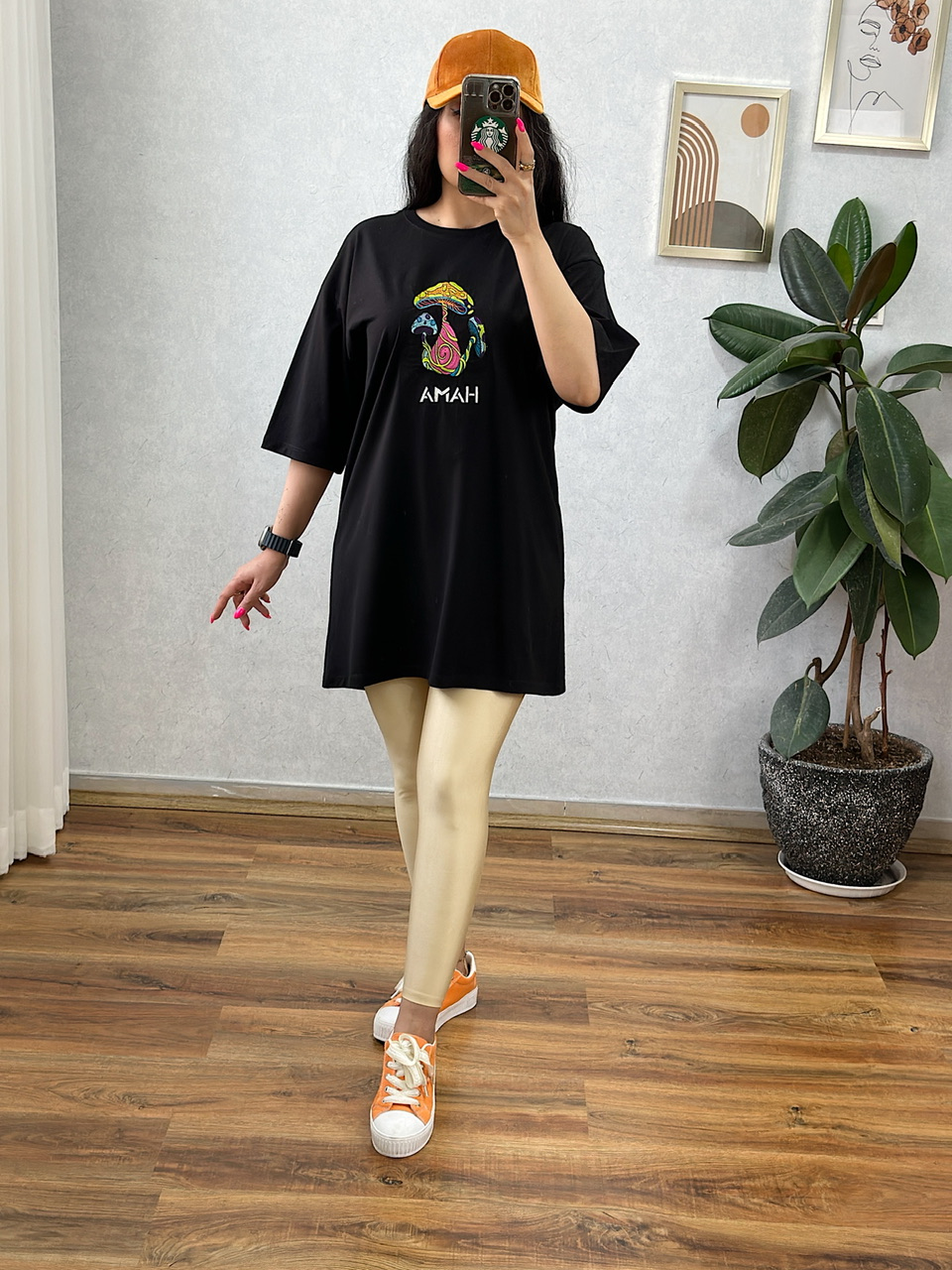 تیشرت لانگ قارچ