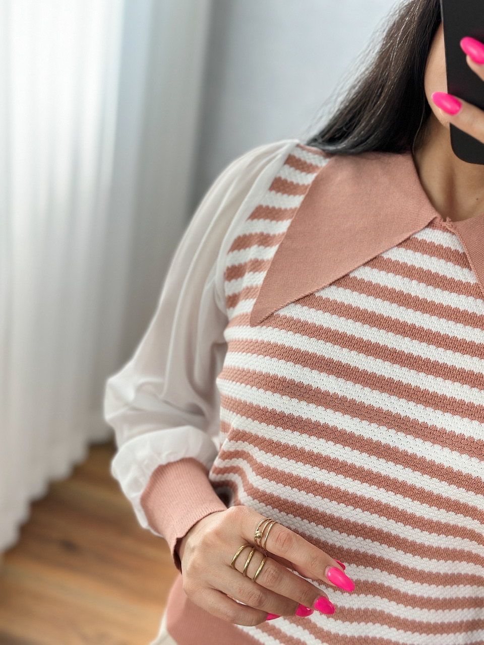 بافت کلاسیک راه راه آنا