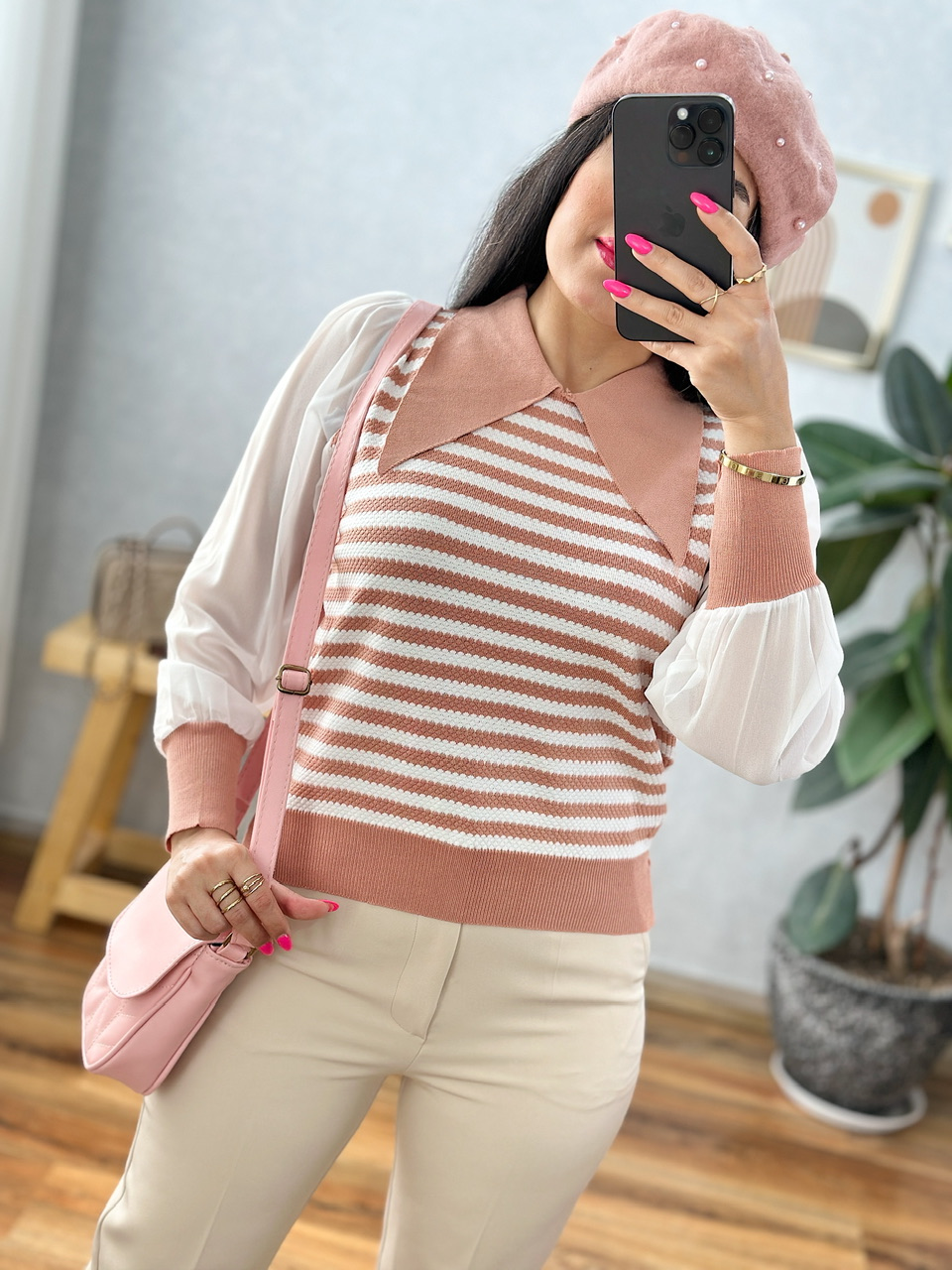 بافت کلاسیک راه راه آنا