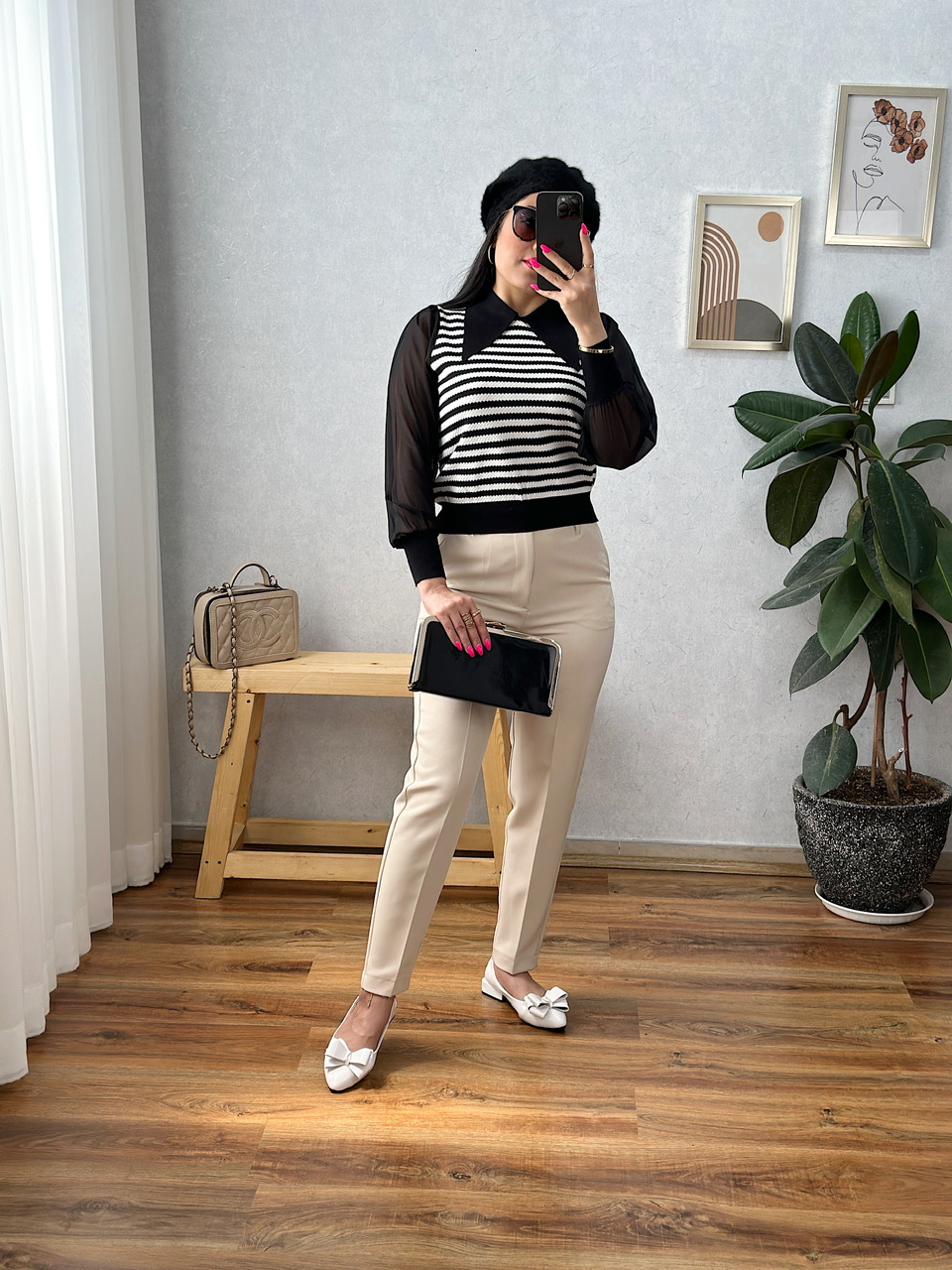 بافت کلاسیک راه راه آنا