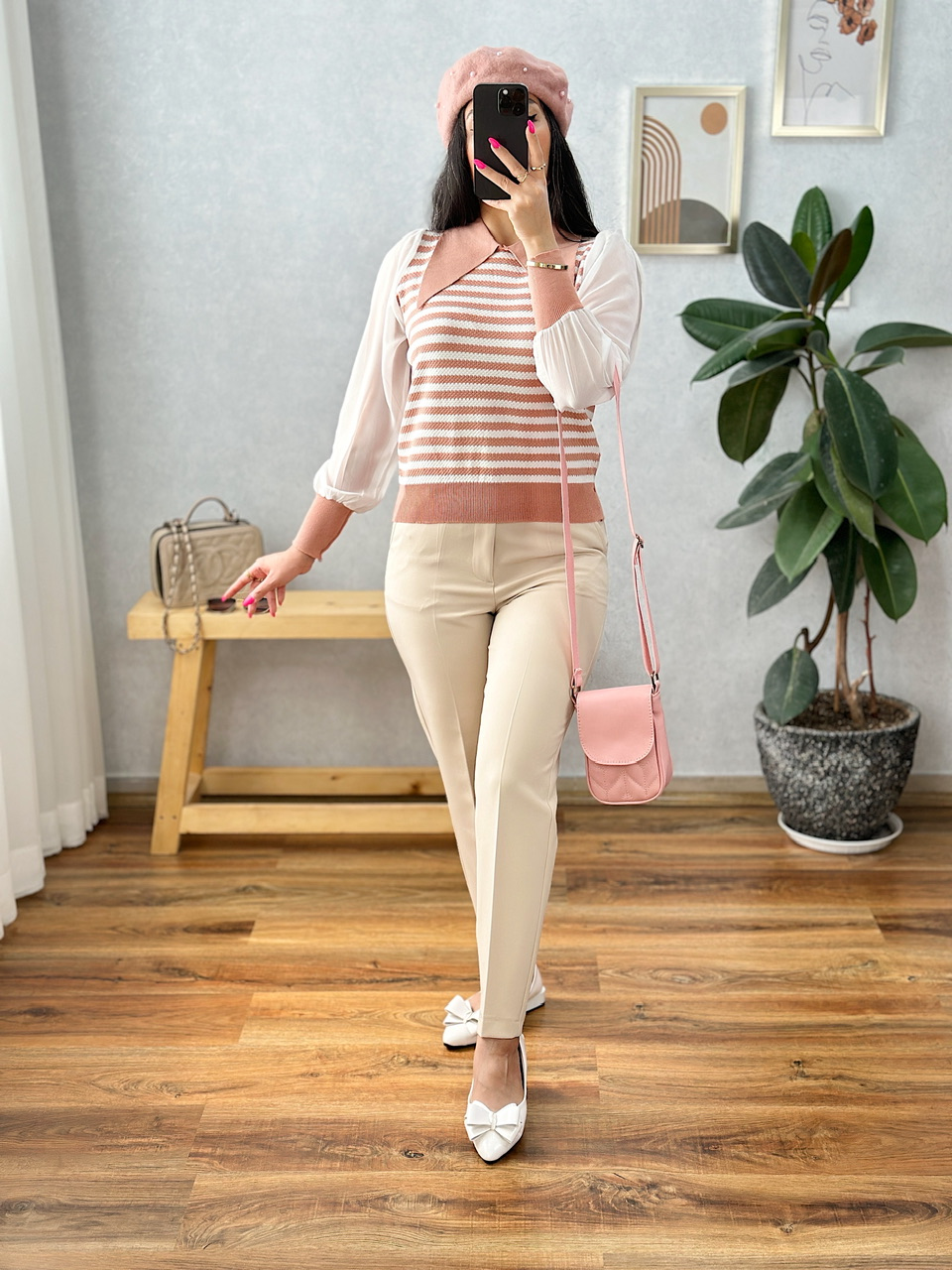 بافت کلاسیک راه راه آنا