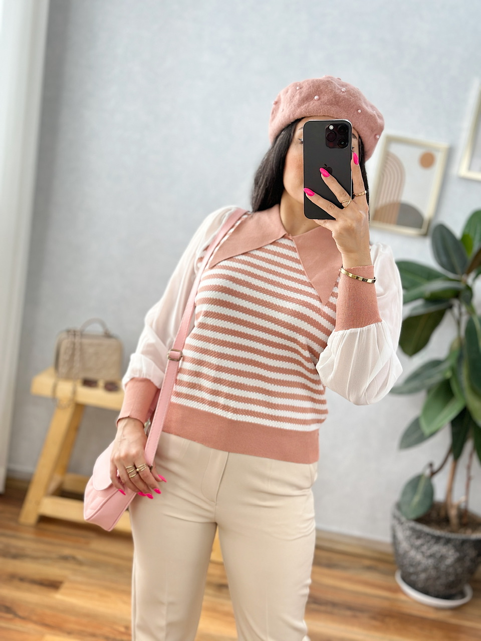 بافت کلاسیک راه راه آنا