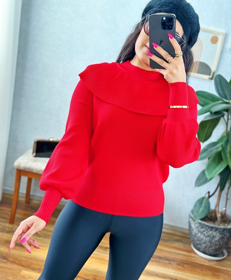 بافت یقه عروسکی