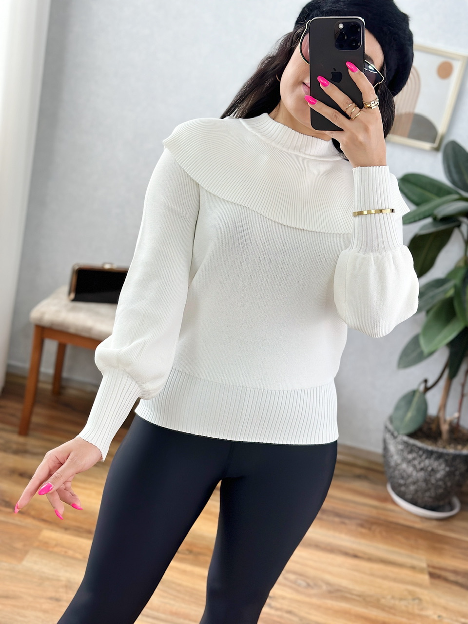 بافت یقه عروسکی