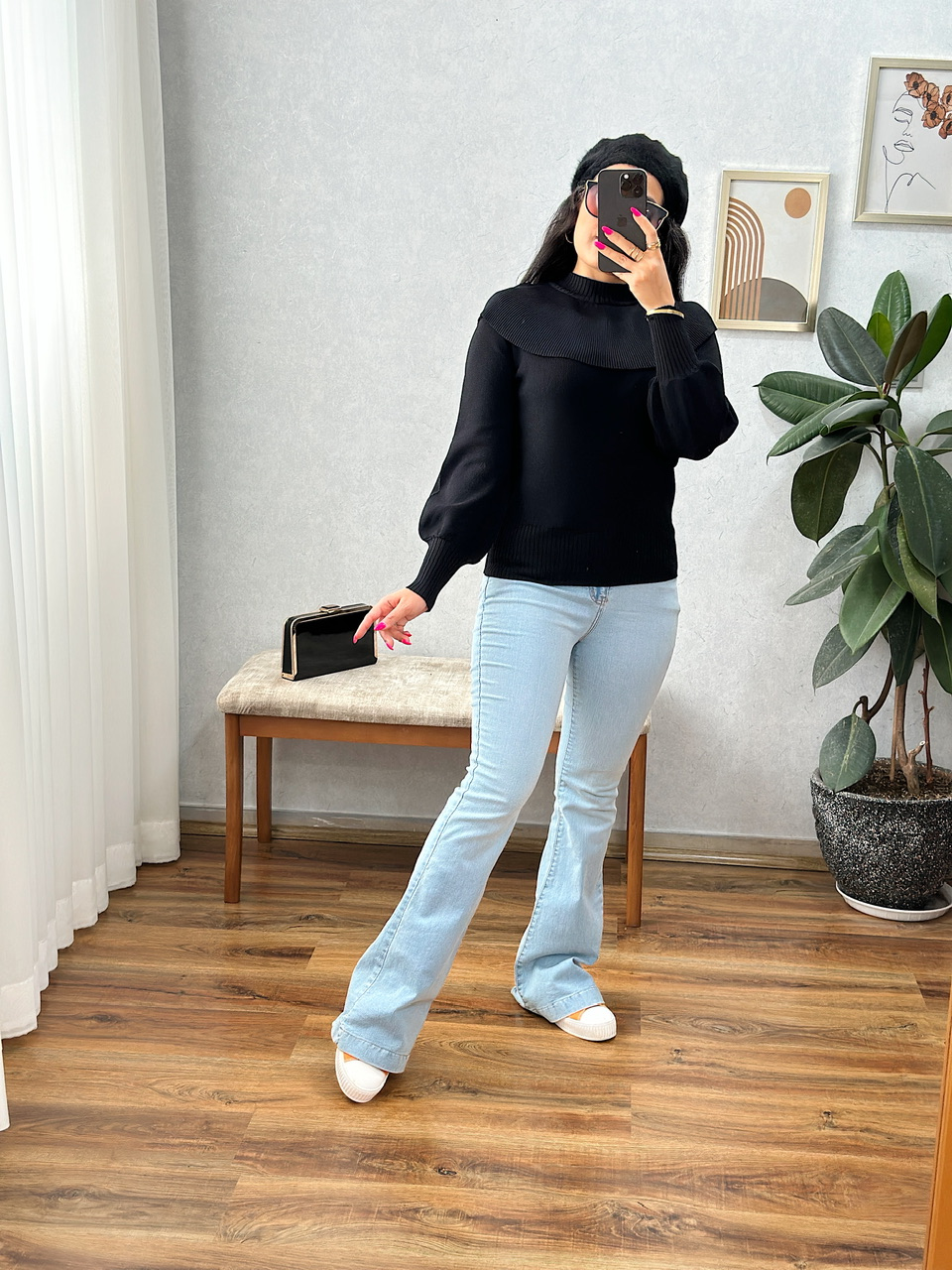 بافت یقه عروسکی