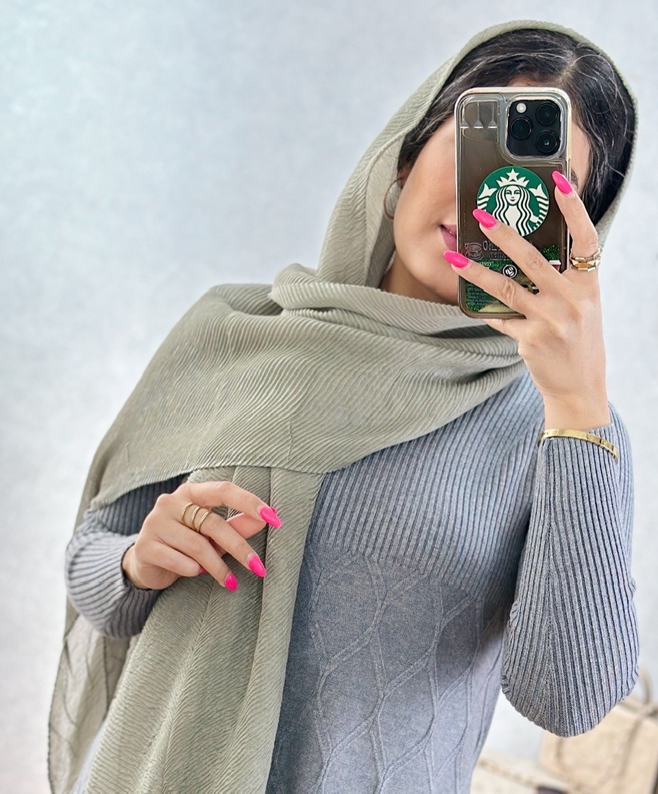 شال عسل طوسی