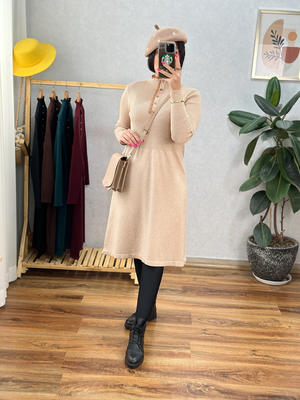 پیراهن بافت مهگل