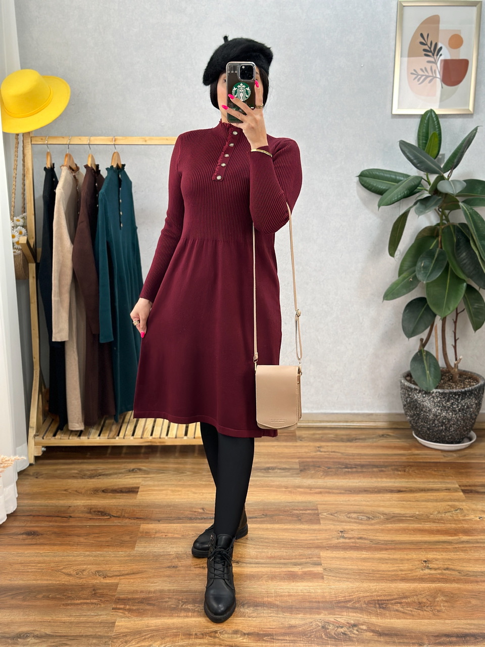 پیراهن بافت مهگل