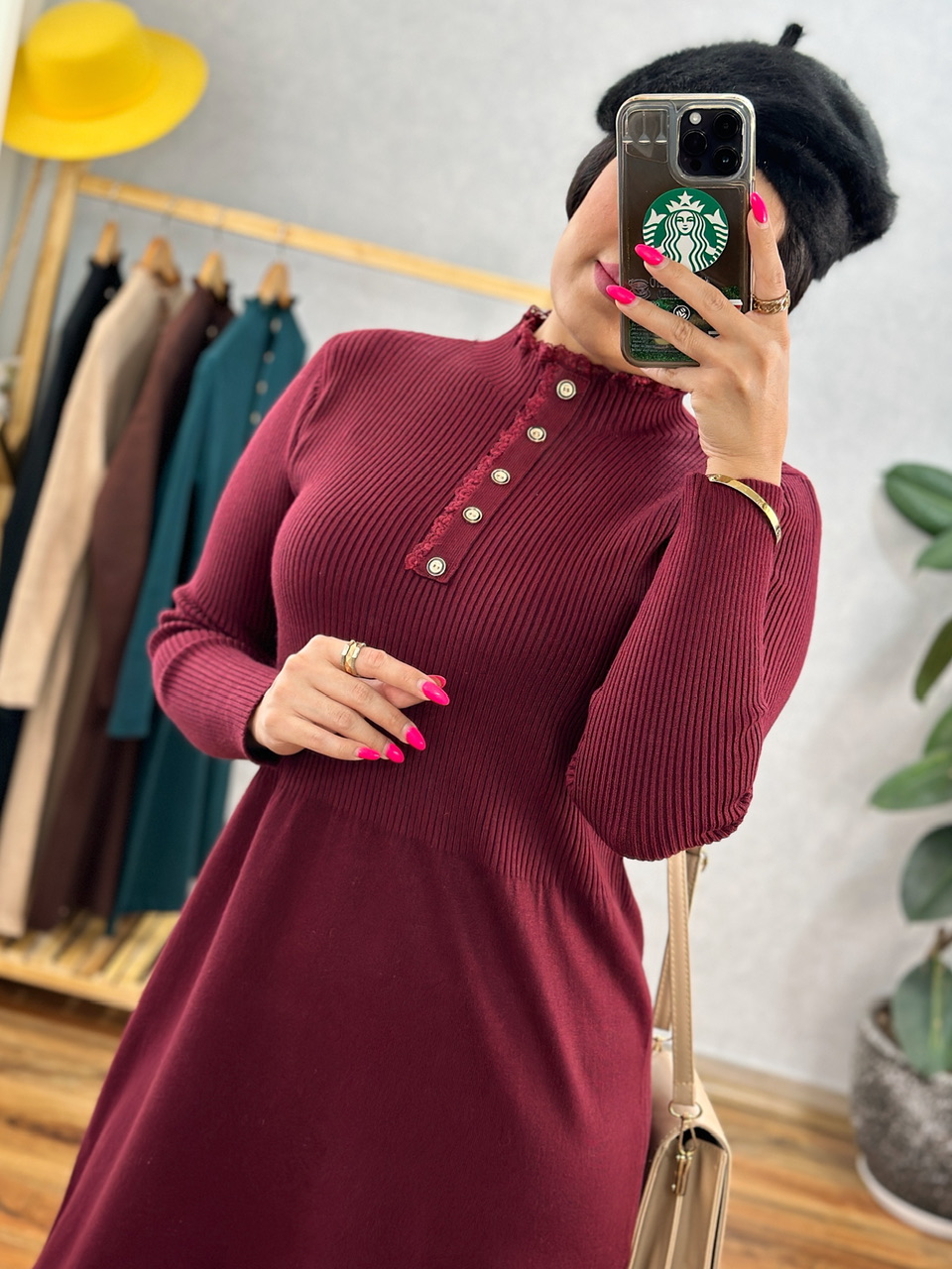 پیراهن بافت مهگل