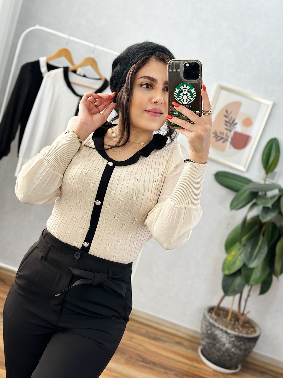 بلوز بافت نیلا