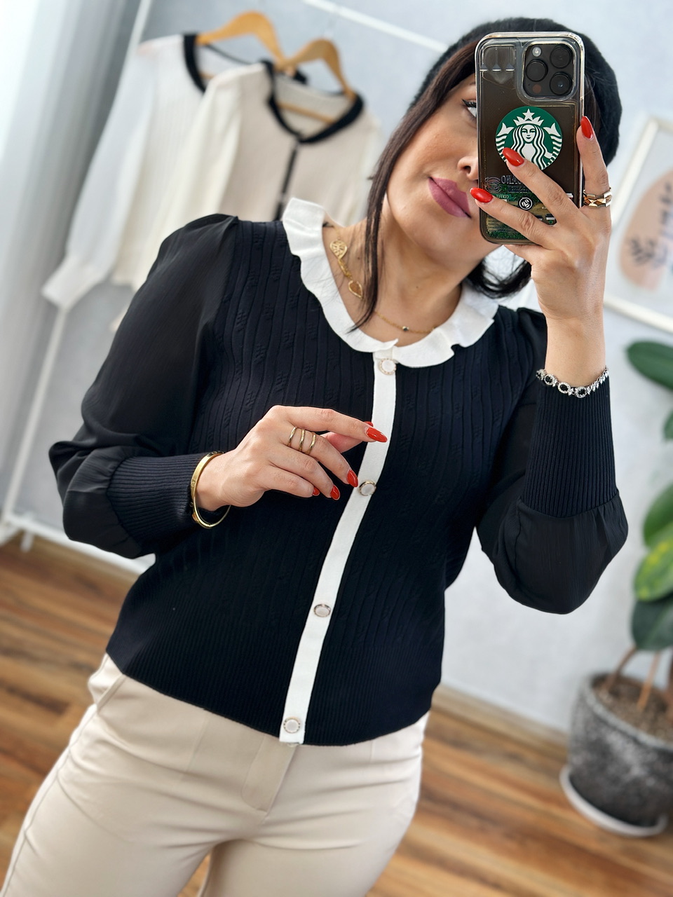 بلوز بافت نیلا