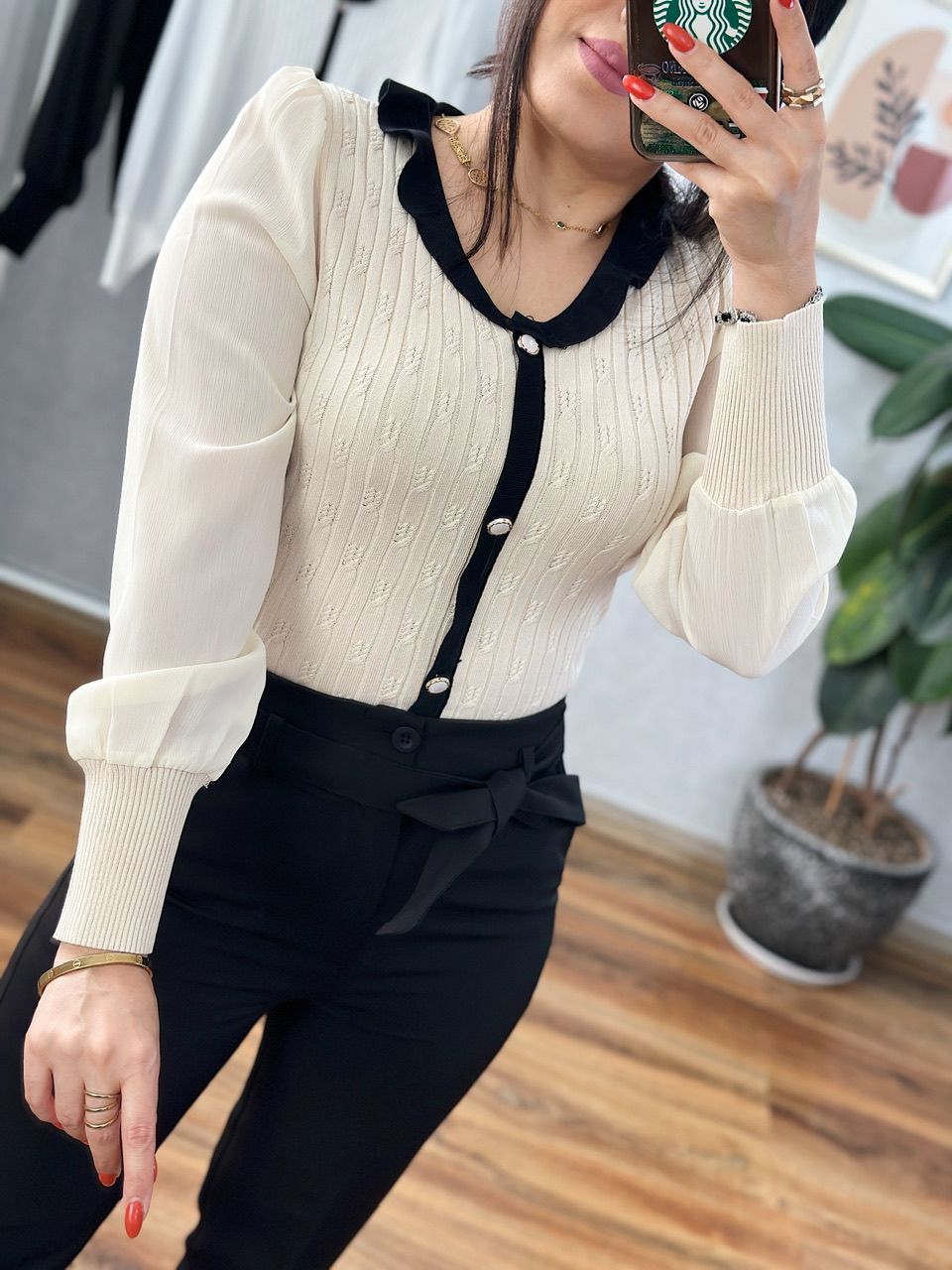 بلوز بافت نیلا