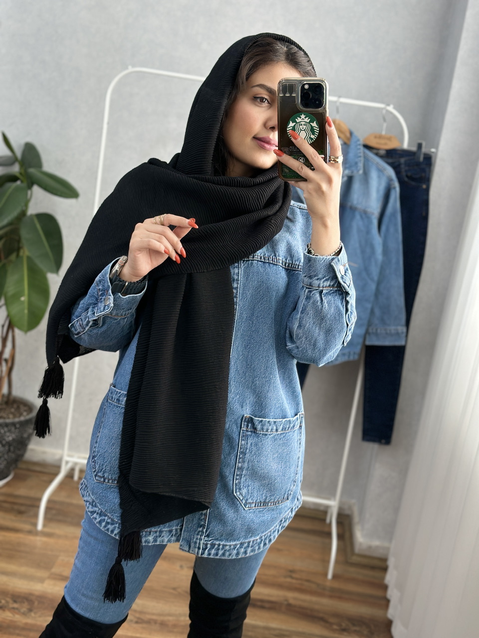 شال سایه مشکی
