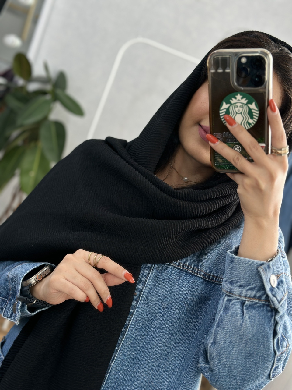 شال سایه مشکی