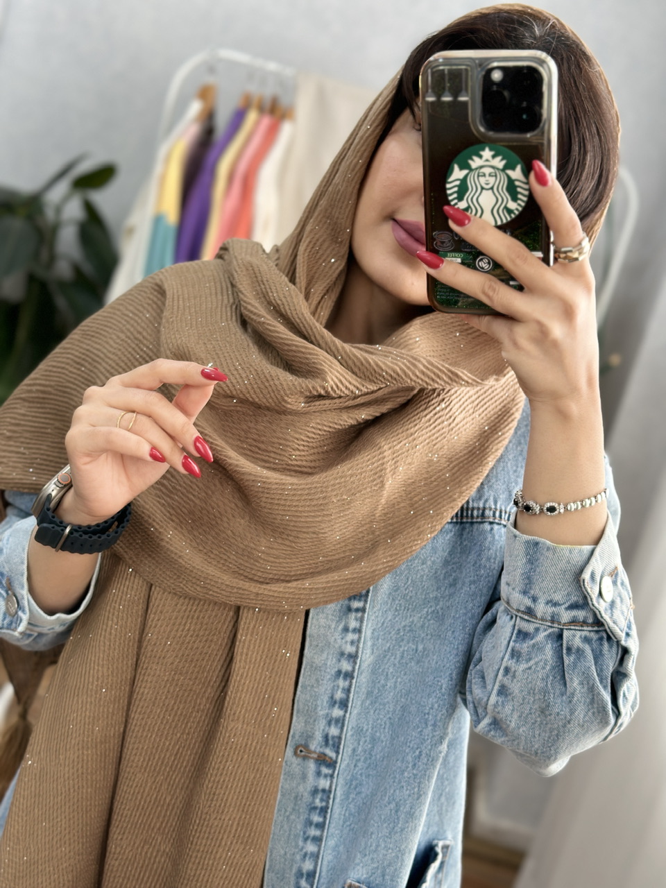 شال ویشکا نسکافه ای