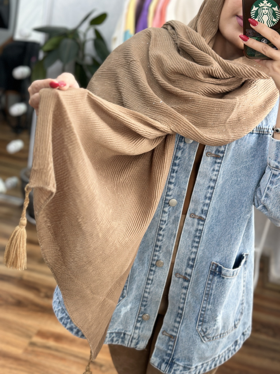 شال ویشکا نسکافه ای