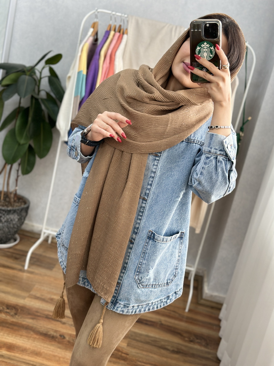 شال ویشکا نسکافه ای