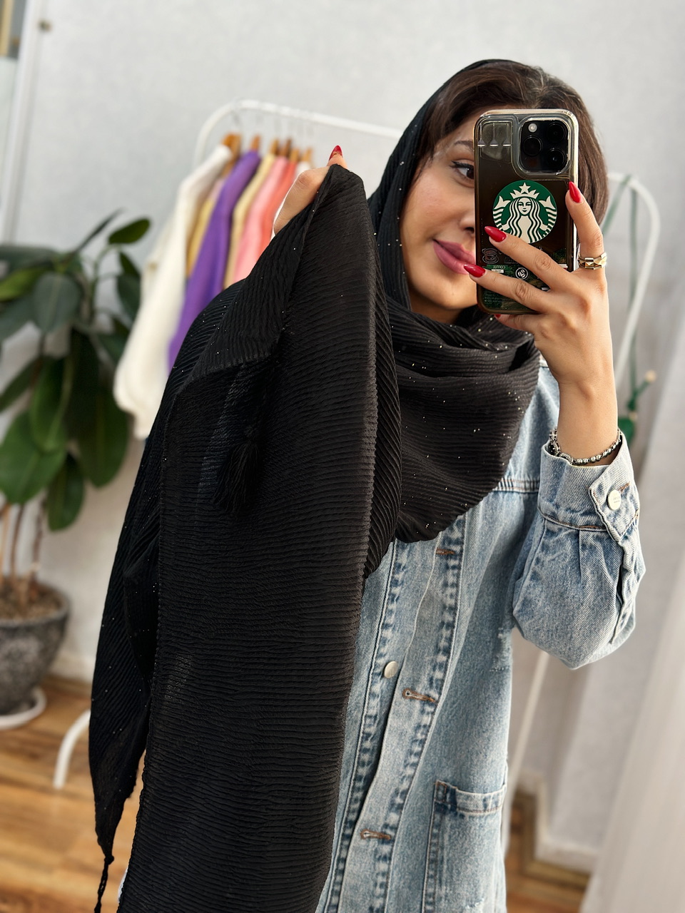 شال ویشکا مشکی