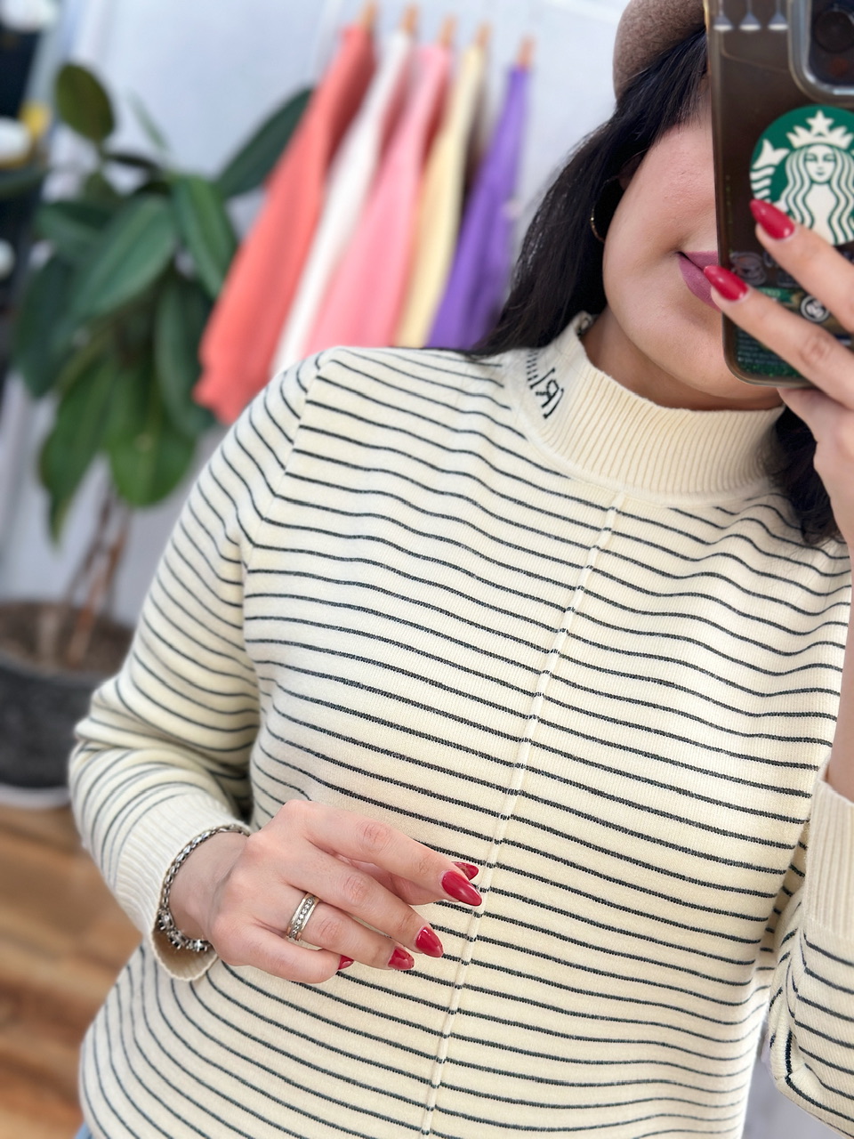 پلیور راه راه آبان