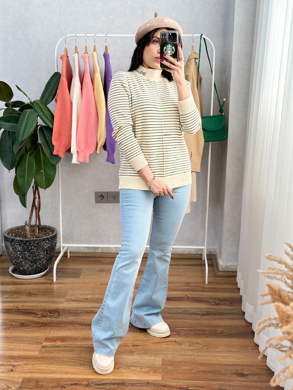 پلیور راه راه آبان