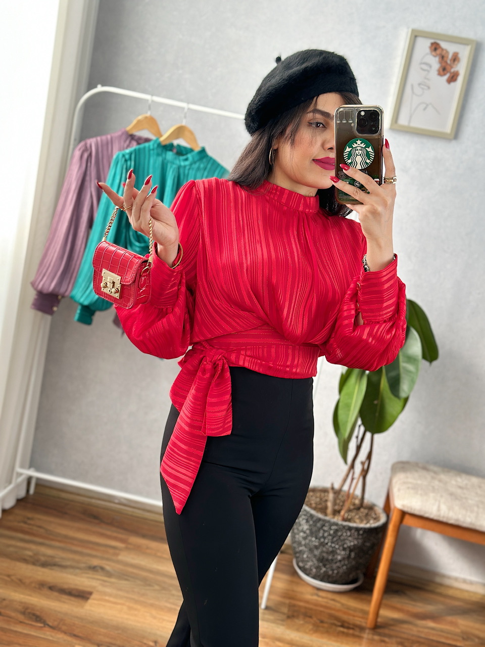 شومیز نیمتنه شاین