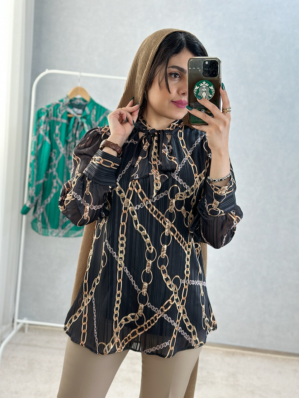شومیز طرح زنجیری