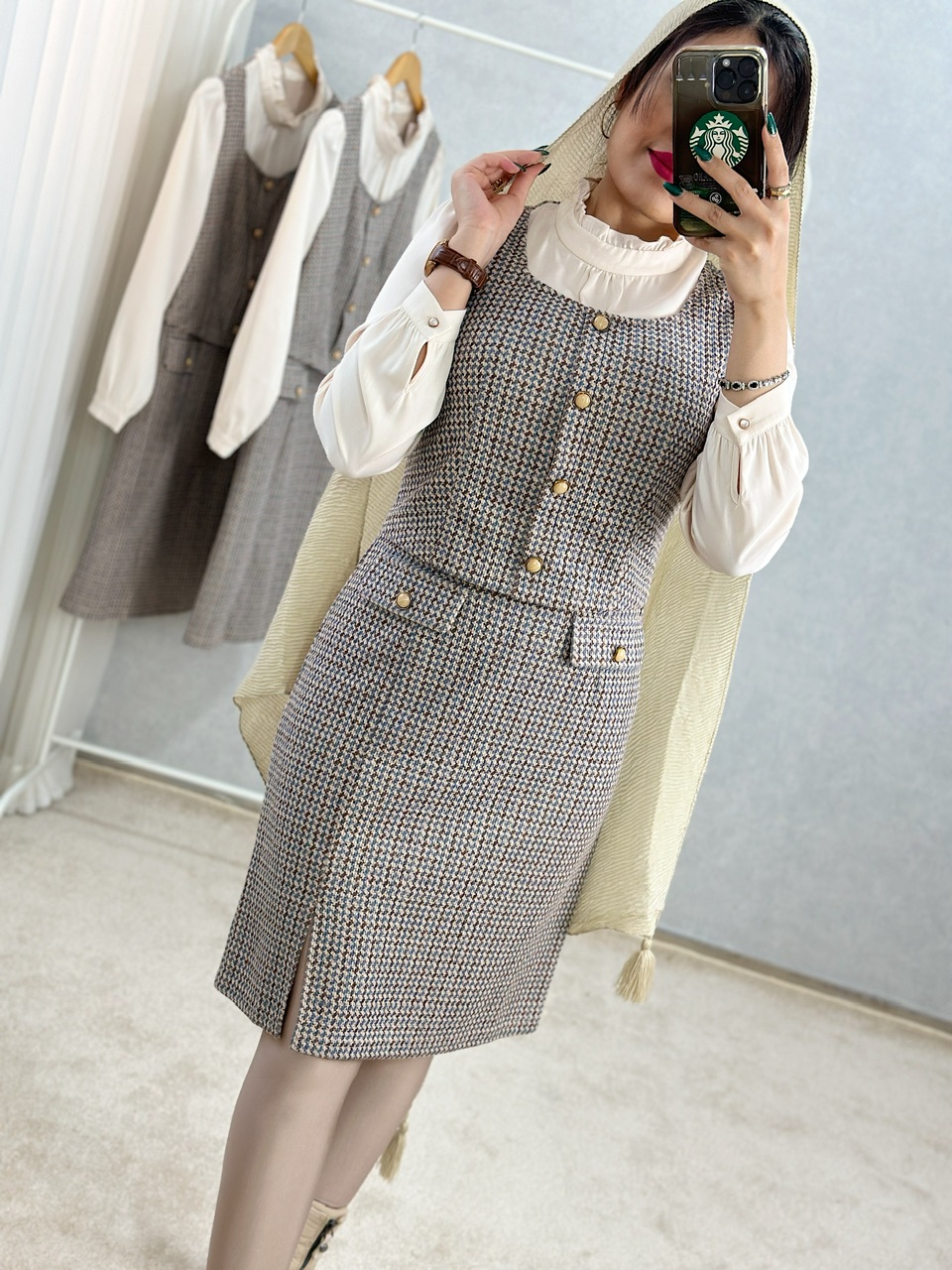 پیراهن کشمیر سلنا