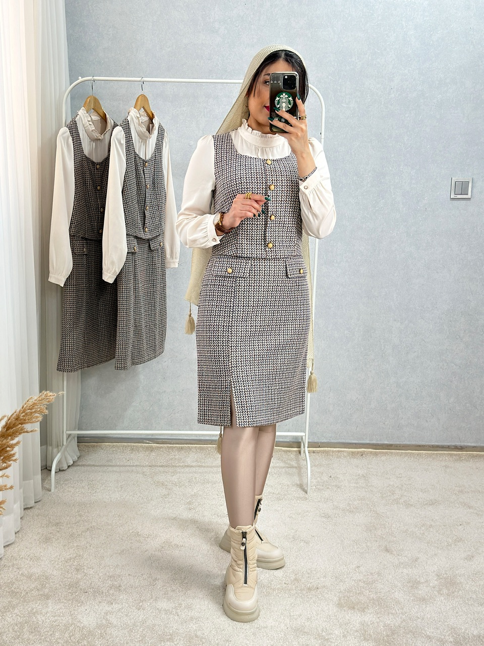 پیراهن کشمیر سلنا