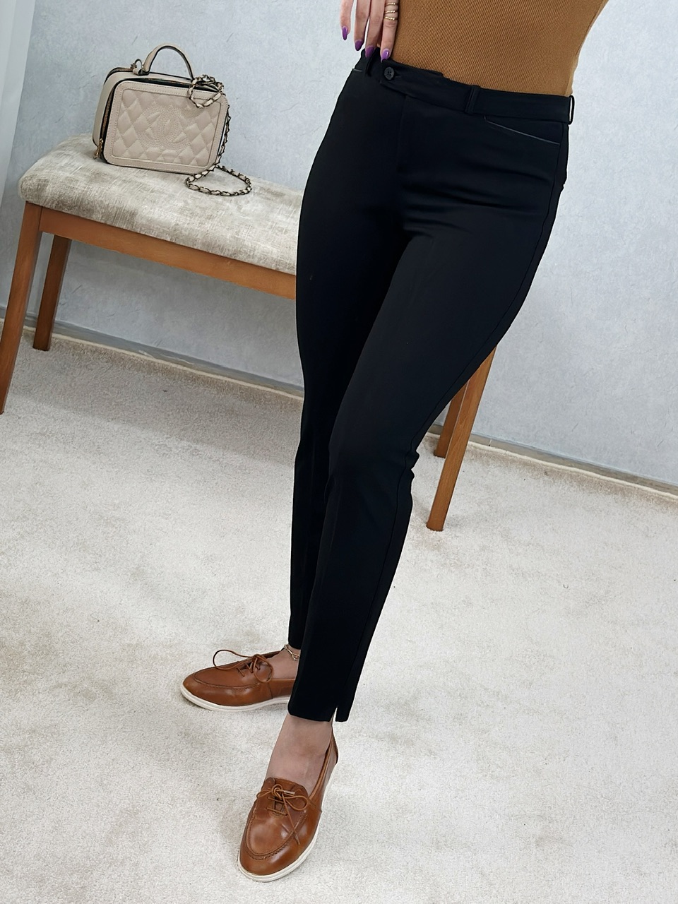 شلوار راسته بغل چاک ام آر جی