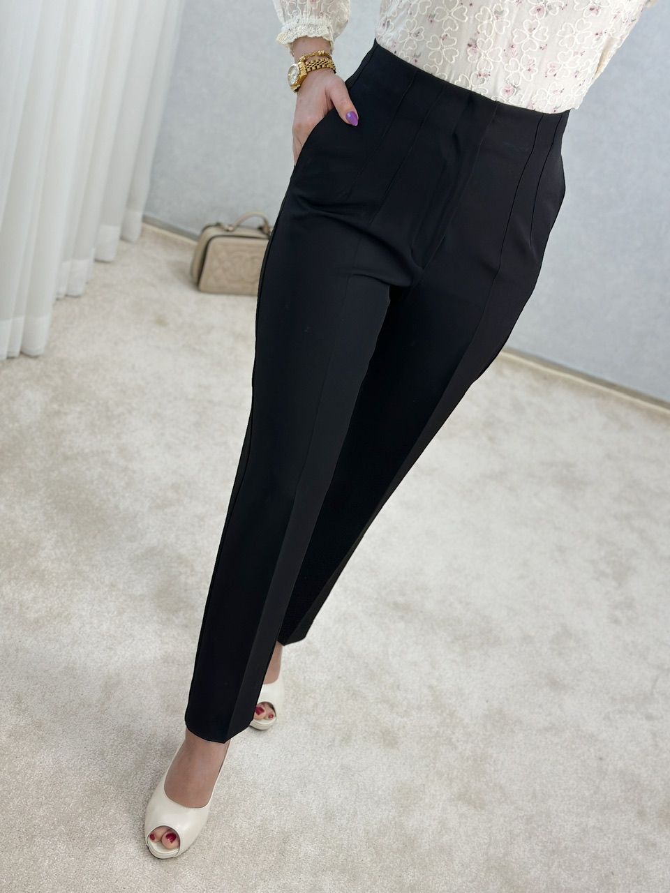 شلوار راسته کلاسیک زارا