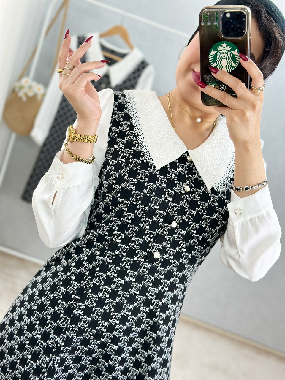 پیراهن کشمیر شکوفه