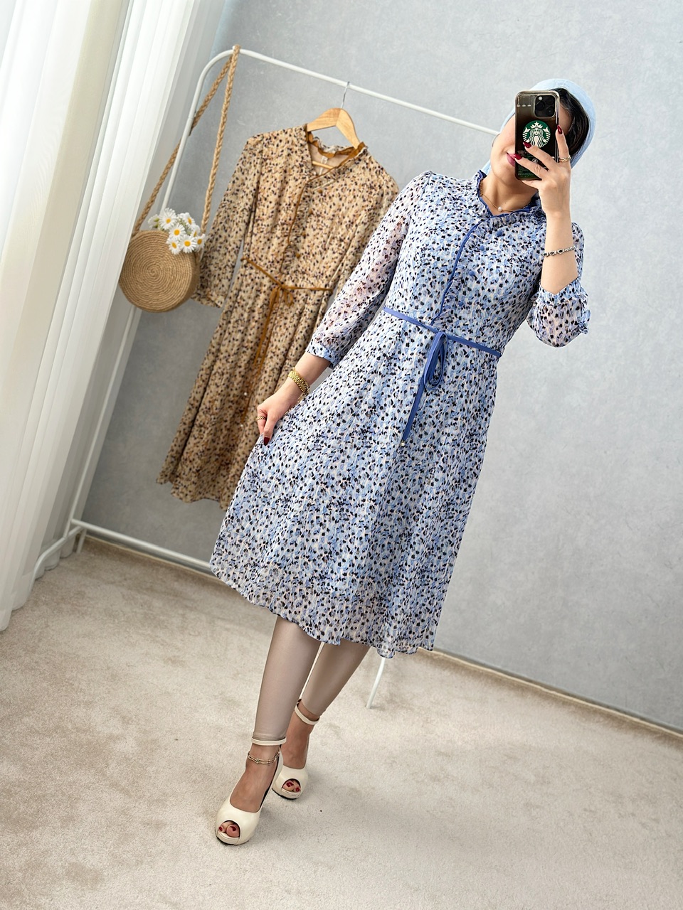 پیراهن حریر زرین