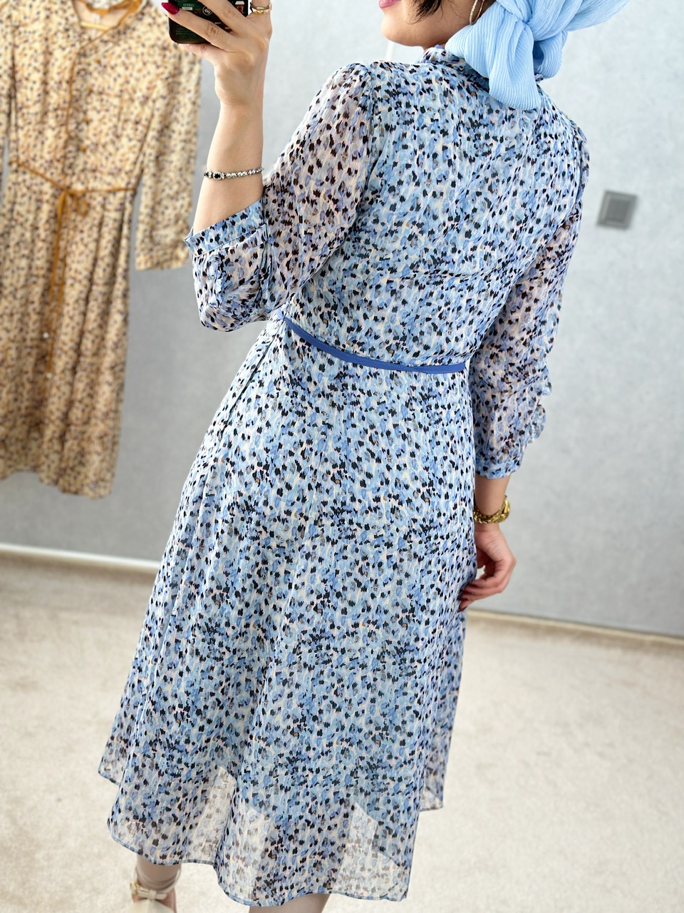 پیراهن حریر زرین