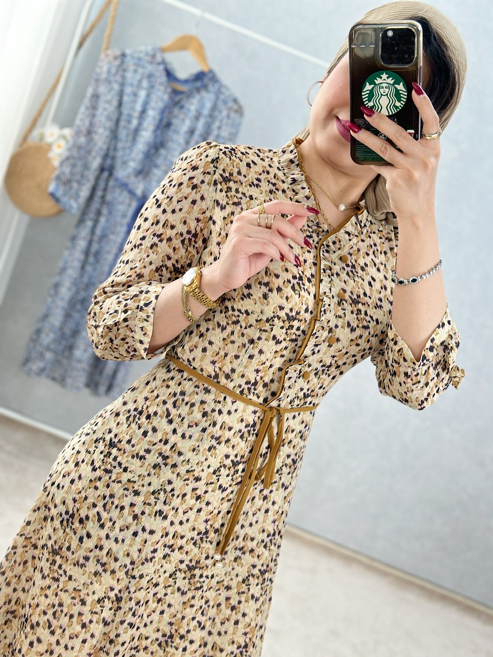 پیراهن حریر زرین