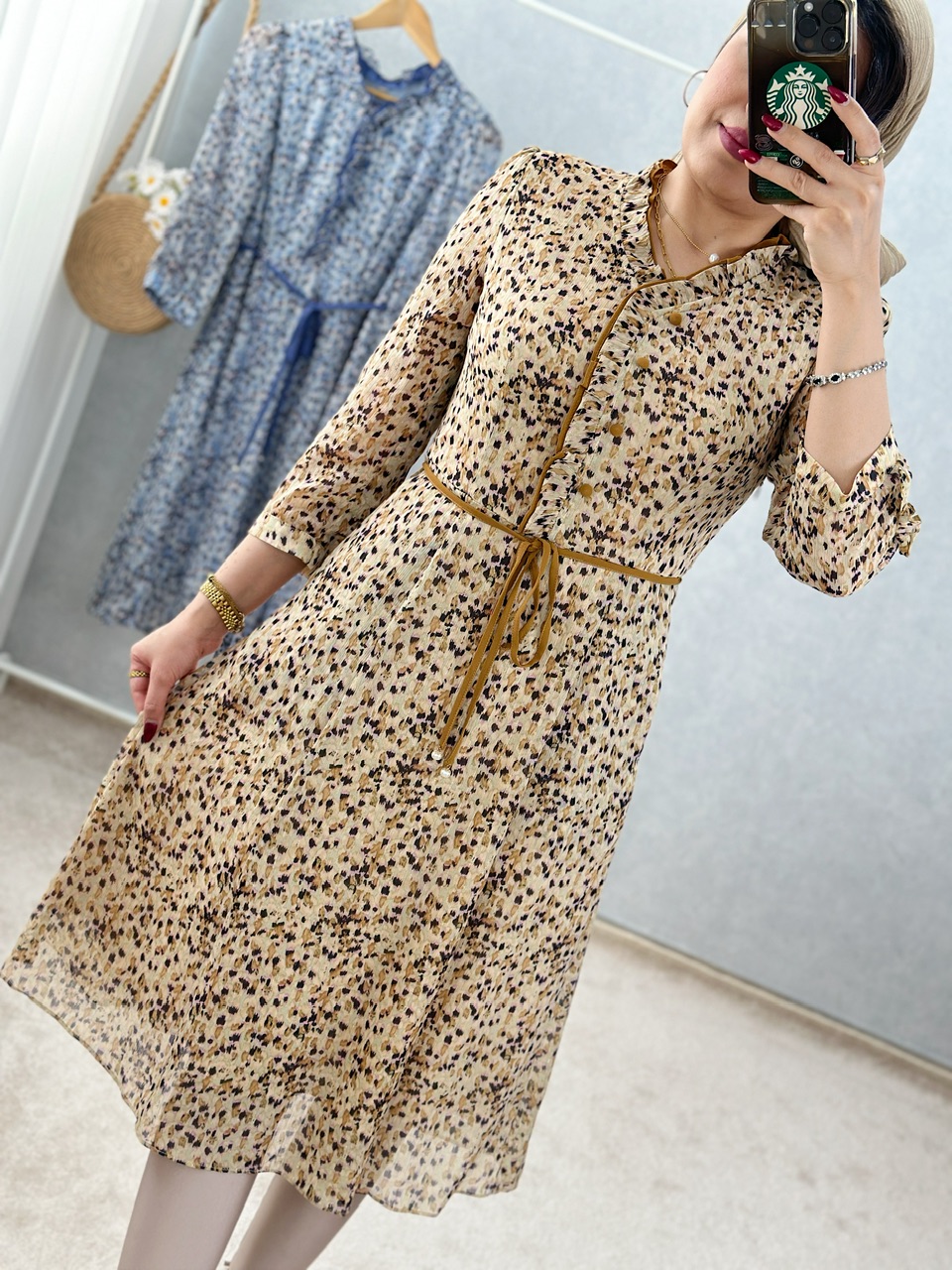 پیراهن حریر زرین