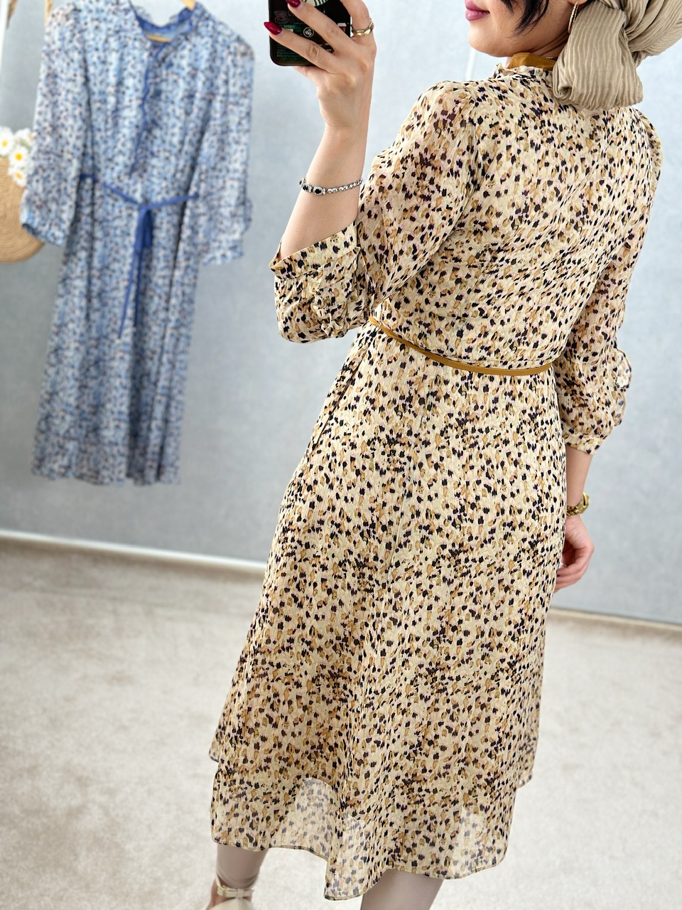 پیراهن حریر زرین