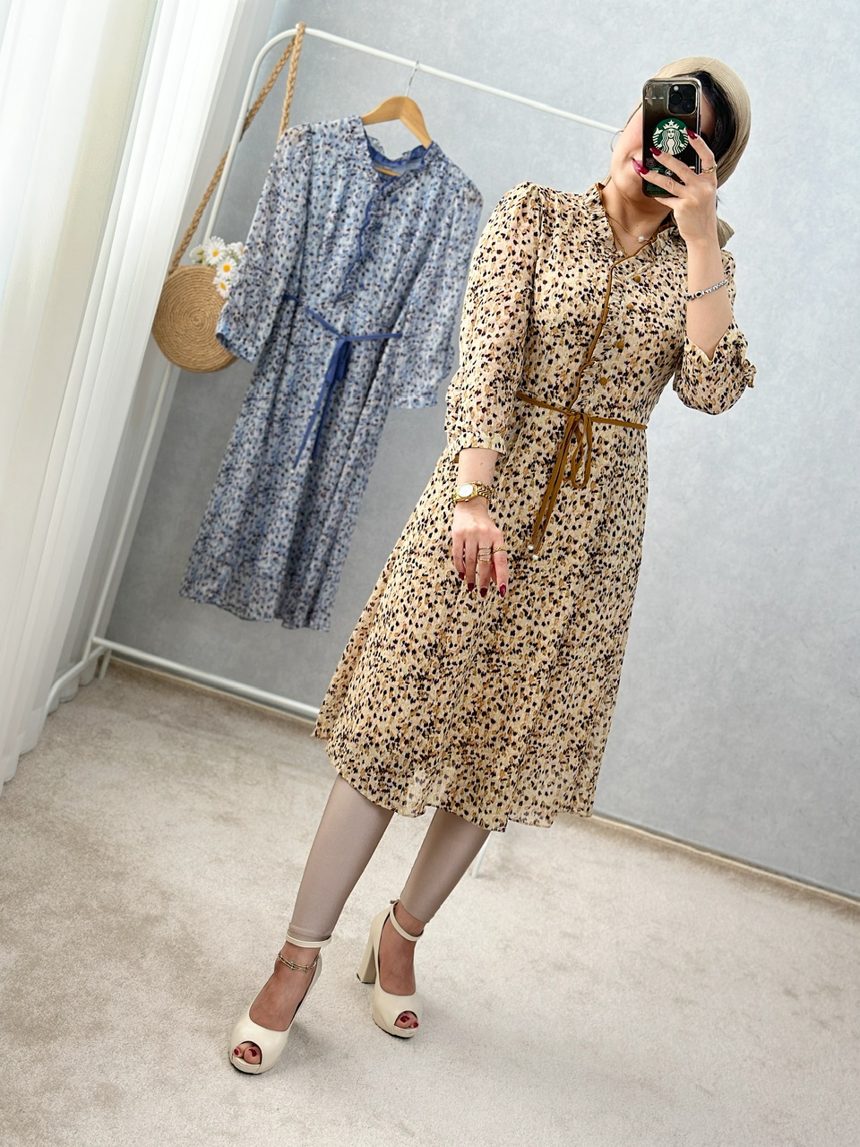 پیراهن حریر زرین