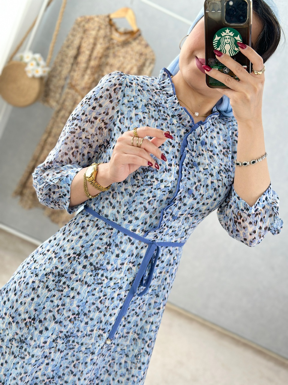 پیراهن حریر زرین