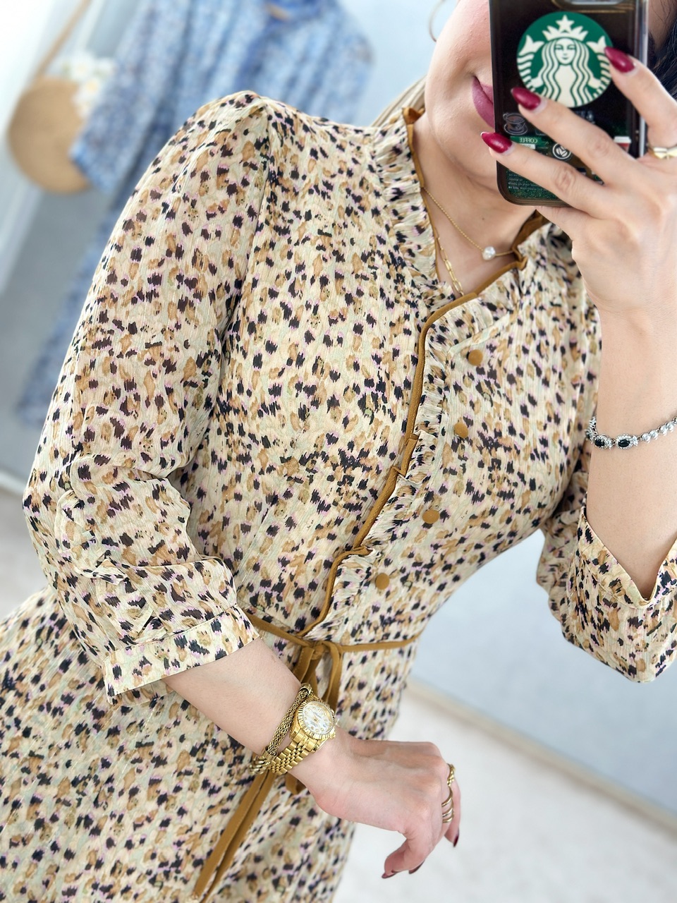 پیراهن حریر زرین