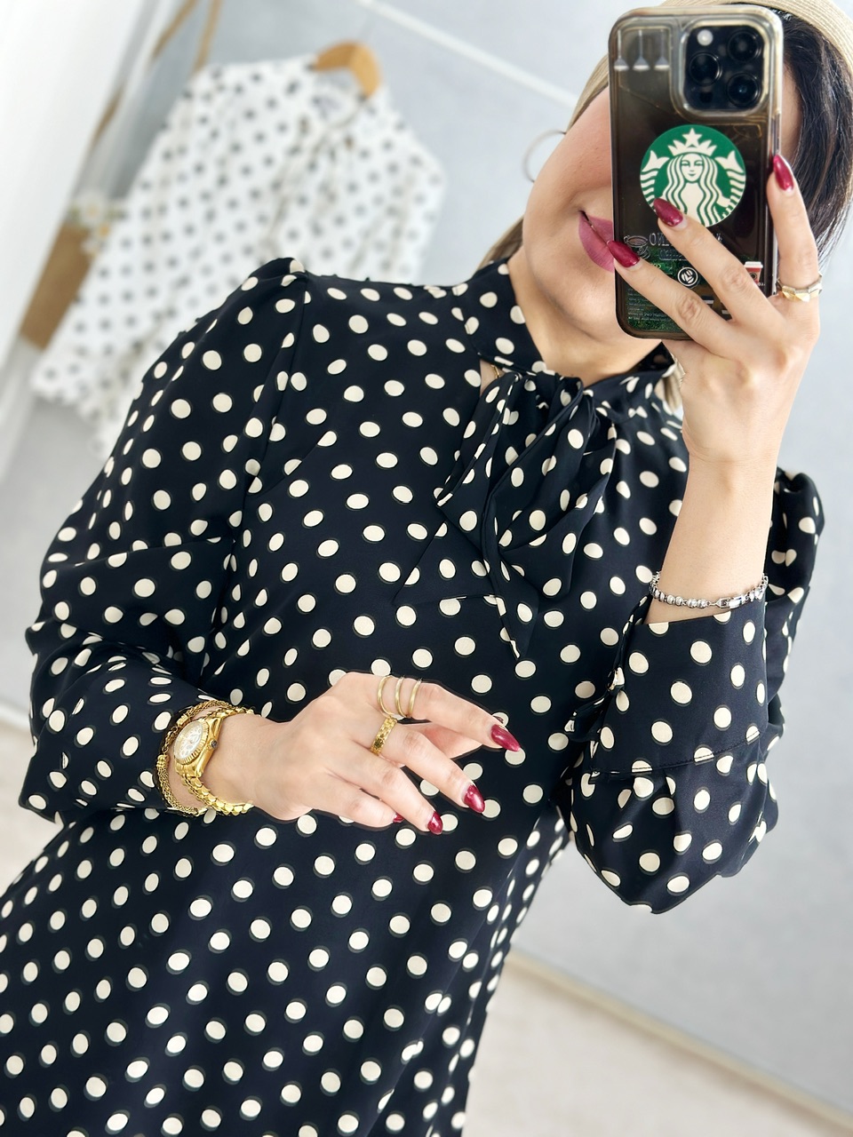شومیز توپی کراواتی