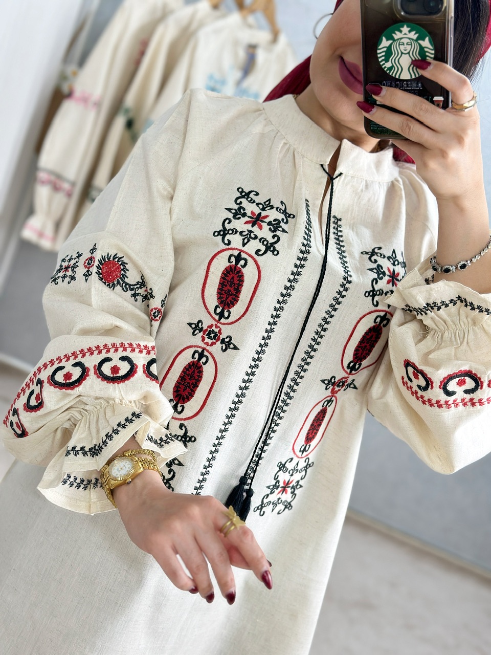 تونیک گلدوزی شیوا