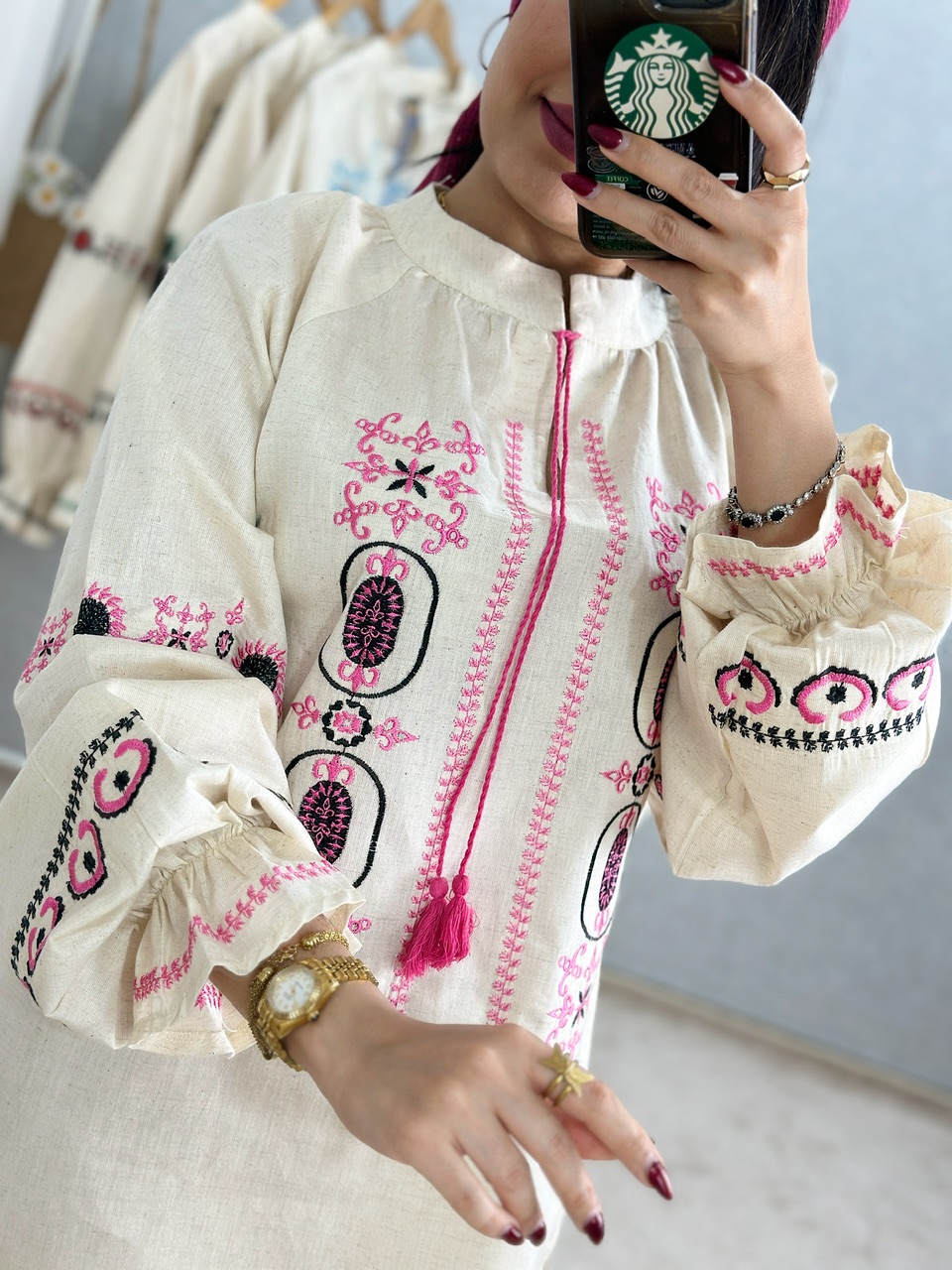 تونیک گلدوزی شیوا