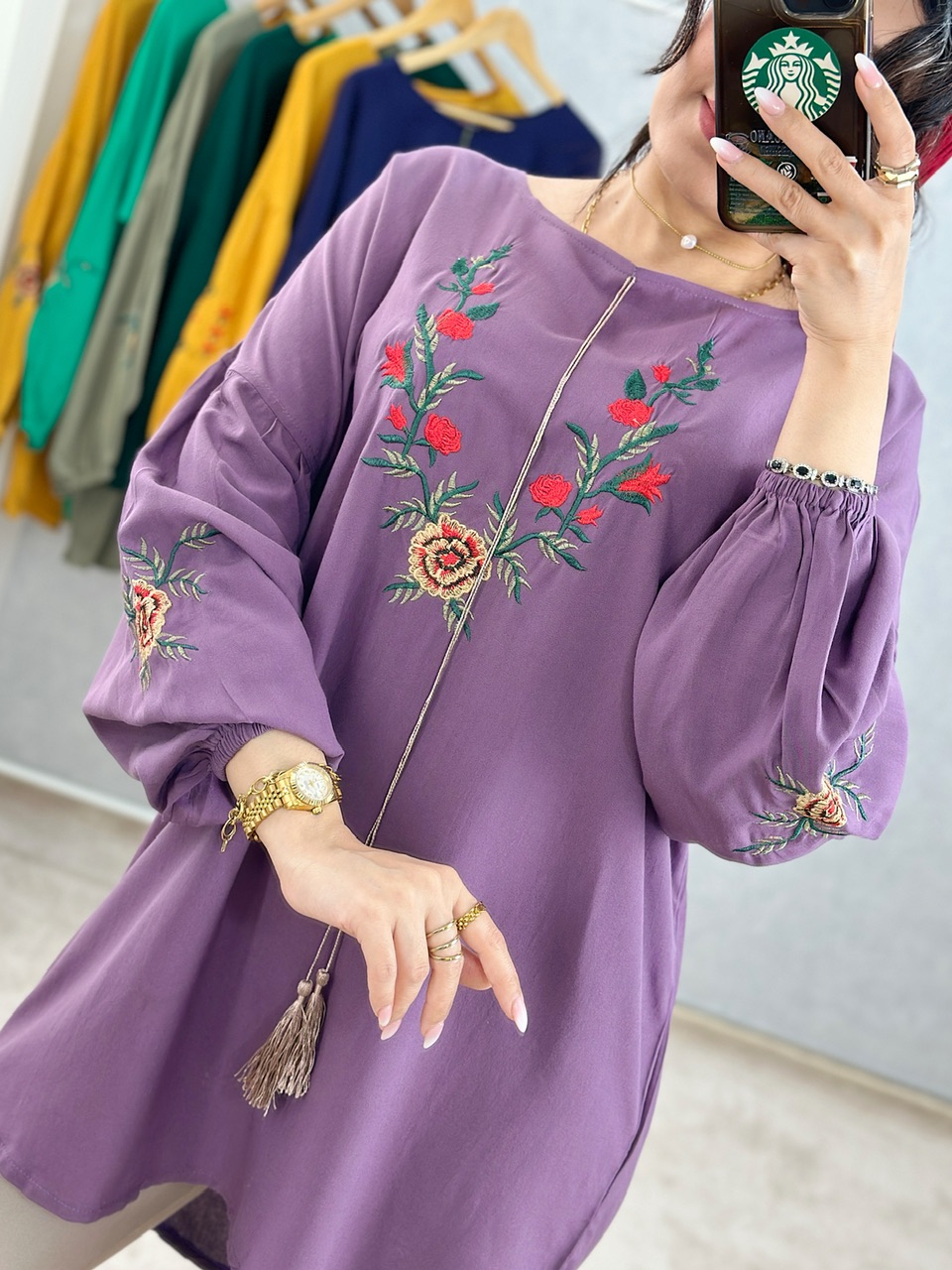 تونیک گلدوزی فرشته