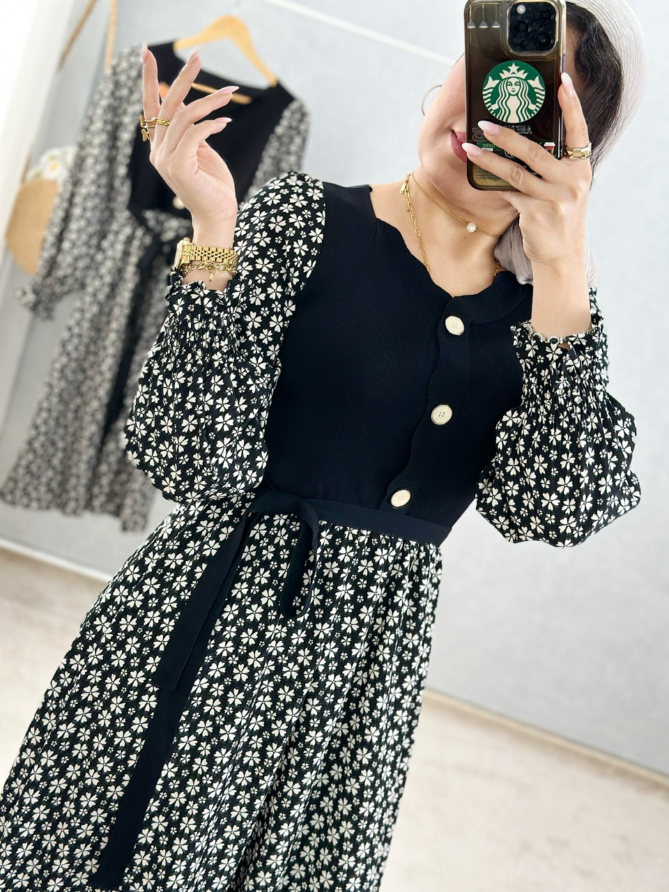 پیراهن بهاره گلی