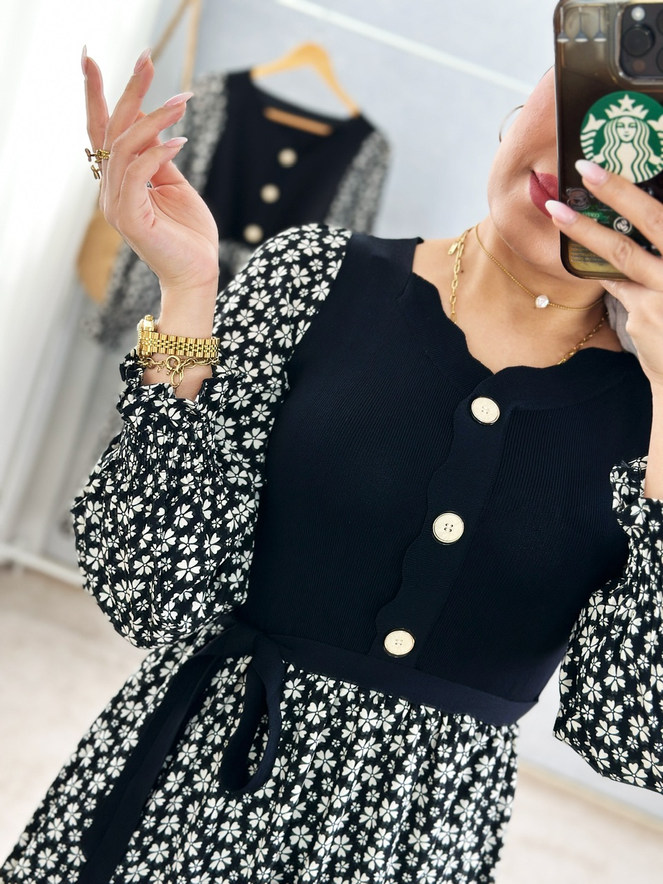 پیراهن بهاره گلی