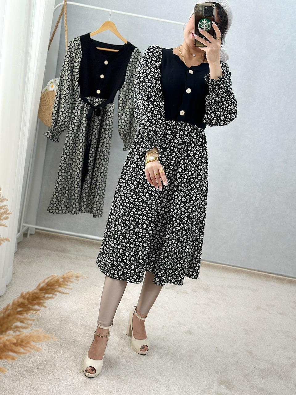 پیراهن بهاره گلی