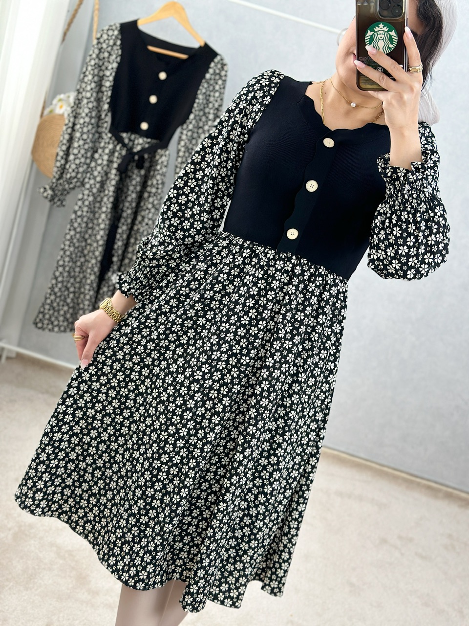 پیراهن بهاره گلی