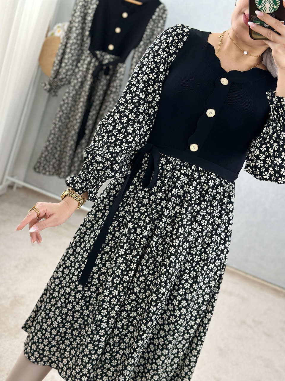 پیراهن بهاره گلی