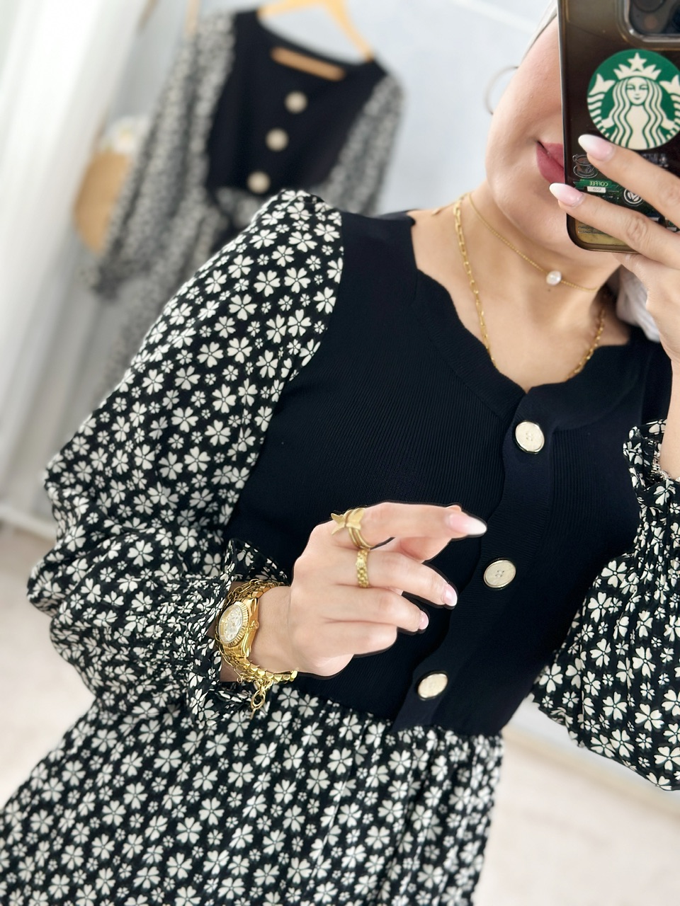 پیراهن بهاره گلی